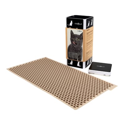 cookut - moule à croquettes pour chat en plastique, silicone couleur noir 17.8 x 21 cm made in design