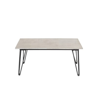 Table basse Concrete pierre gris / Béton - 90 x 60 cm - Bloomingville