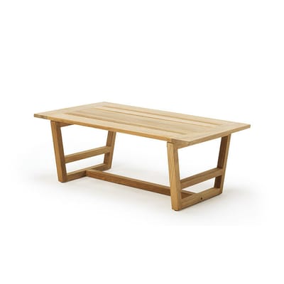 Table basse Costes bois naturel / 100 x 60 cm - Teck - Ethimo