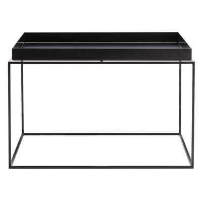 Table basse Tray métal noir / H 35 cm - 60 x 60 cm / Carré - Hay