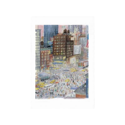 Affiche Sempé - New York papier multicolore / 38 x 56 cm - Image Republic