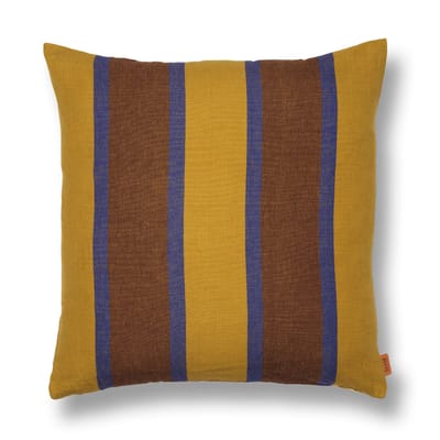 Coussin Grand tissu jaune / Lin & coton - 50 x 50 cm - Ferm Living
