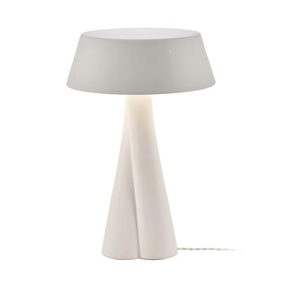 Lampe de table Paulina 04 céramique blanc / Grès - Ø 33 x H 51,5 cm - Serax