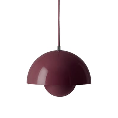 Tradition Purple &Tradition - Pendant Flowerpot - Lacquered Steel - Designer Verner Panton 23Cm
