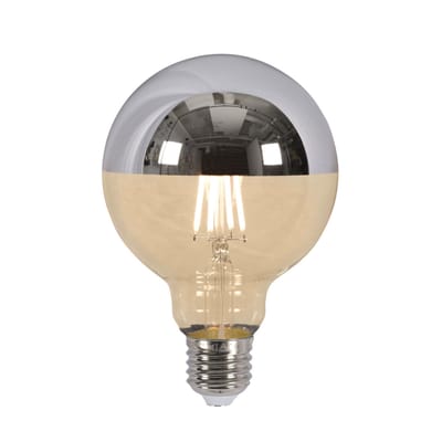 Ampoule LED filaments E27 verre argent / 4W - Culot argenté - It's about Romi