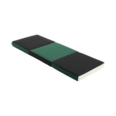 Pouf 3 Fold tissu vert / Pouf & lit d'appoint - 195 x 70 cm - Hay