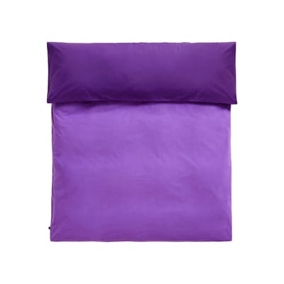 hay - housse de couette 240 x 220 cm duo en tissu, coton oeko-tex couleur violet 1 made in design