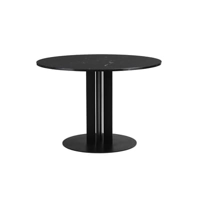 Table ronde Scala pierre noir / Ø 110 cm - Marbre noir - Normann Copenhagen