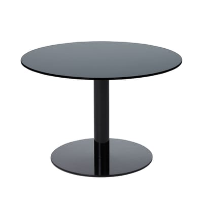 Table basse Flash verre noir / Ø 60 x H 40 cm - Tom Dixon