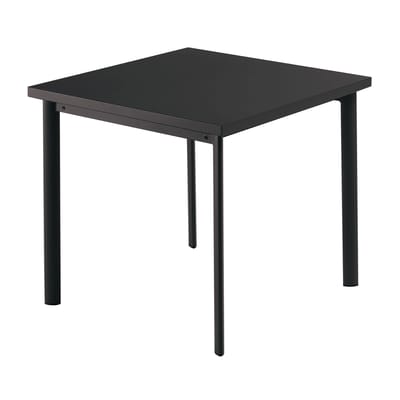 Table carrée Star métal noir / 70 x 70 cm - Emu
