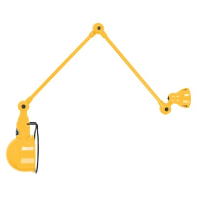 Applique Signal métal jaune / 2 bras - L max 60 cm - Jieldé