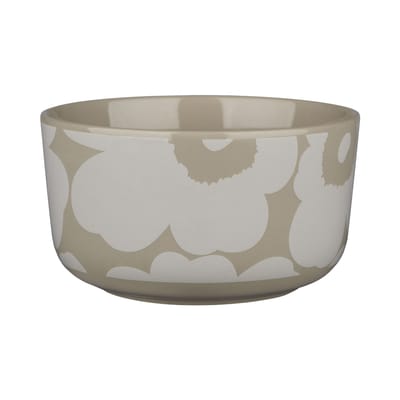 marimekko - bol bols en céramique, liège couleur beige 12.5 x 7 cm designer maija isola made in design