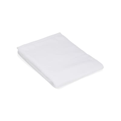 Serviette de toilette bouclette tissu blanc / 50 x 100 cm - Coton bio - Au Printemps Paris