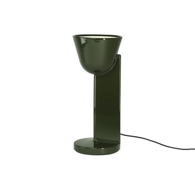 Lampe de table Céramique Up céramique vert / Ronan Bouroullec - Fabriqué à la main - Flos
