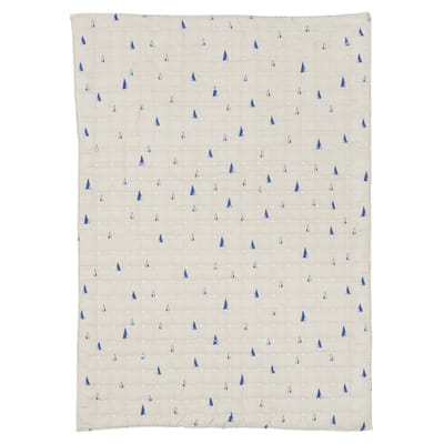 ferm living - plaid enfant en tissu, polyester couleur gris 28 x 36 4 cm designer alison fox made in design