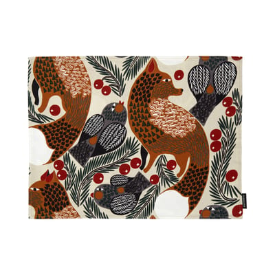 marimekko - set de table nappes & sets en tissu, coton enduit couleur gris 14.42 x cm designer aino-maija  metsola made in design
