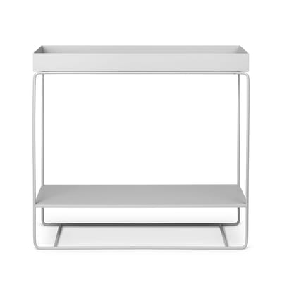 Ferm Living - Jardinière sur pied Plant Box - Gris - Acier laqué époxy - Designer Trine Andersen