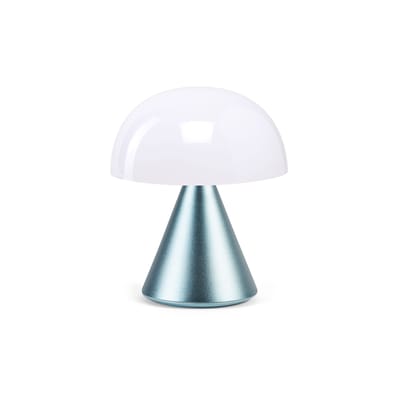 Lampe sans fil rechargeable Mina Mini LED métal plastique bleu / H 8,3 cm / INDOOR - Lexon