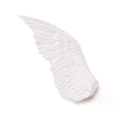 Décoration Memorabilia Mvsevm céramique blanc / Aile gauche - H 80 cm - Seletti