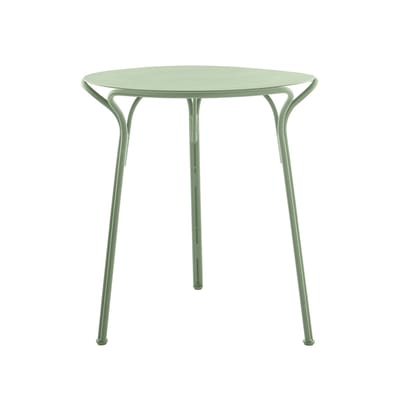 Table ronde HiRay métal vert / Ø 65 cm - Kartell