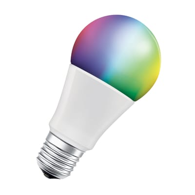 Ampoule LED E27 connectée verre blanc / Smart+ Multicolore RGBW - Standard 10W= 60W - Ledvance