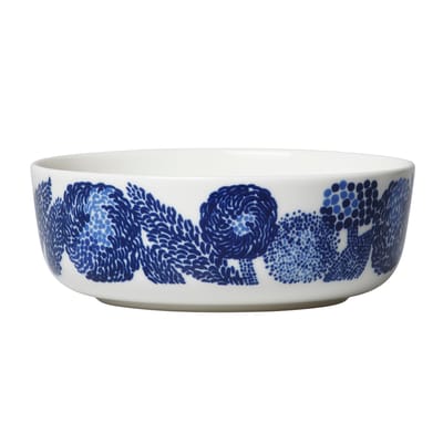 marimekko - bol bols en céramique, grès couleur bleu 20.33 x 5 cm designer aino-maija  metsola made in design