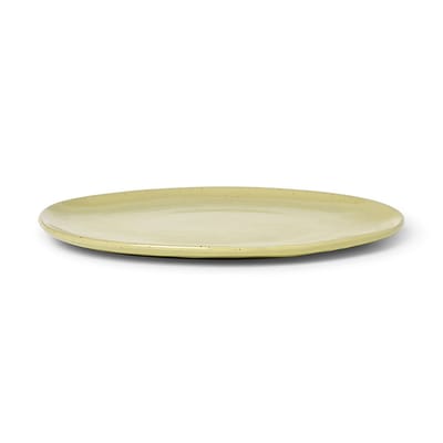 Assiette Flow céramique jaune / Ø 27 cm - Ferm Living