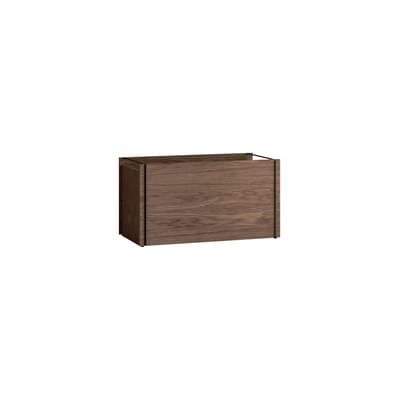 Coffre Storage Box bois marron / 60 x 31 x H 33 cm - MOEBE