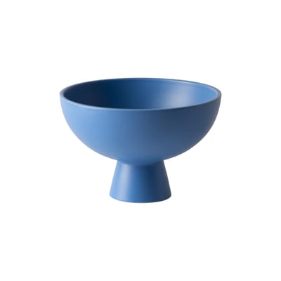 Coupe Strøm Medium céramique bleu / Ø 19 cm - Fait main - raawii