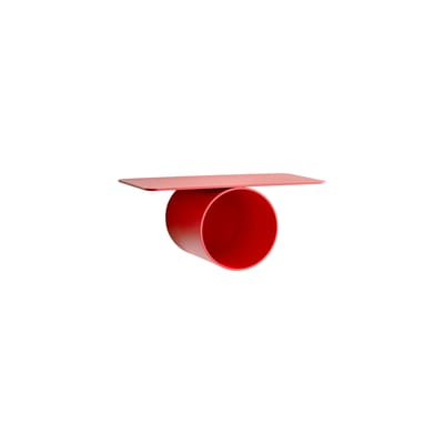 Etagère Pipeline Solo métal rouge / L 37 cm - raawii