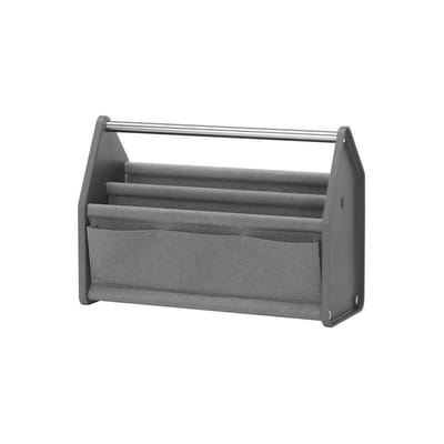 Panier Locker Box tissu gris / Organiseur de bureau - L 46,5 cm / Konstantin Grcic, 2021 - Vitra