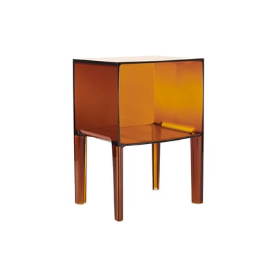 Kartell Orange - Bedside Table Ghost - Pmma - Designer Philippe Starck With Eugeni Quitllet Small