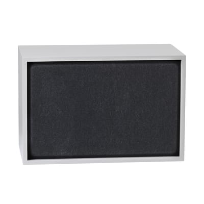 Panneau acoustique tissu noir / Pour étagère Stacked Large - 65x43 cm - Muuto