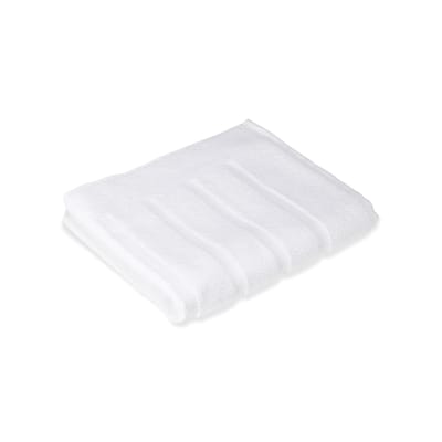 au printemps paris - tapis de bain toilette en tissu, coton biologique gots couleur blanc 18.17 x cm made in design