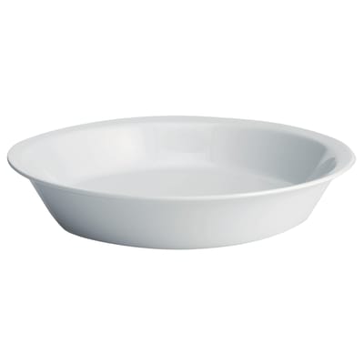 driade - assiette creuse anatolia en céramique, porcelaine couleur blanc 22 x 23 12 cm designer antonia astori made in design