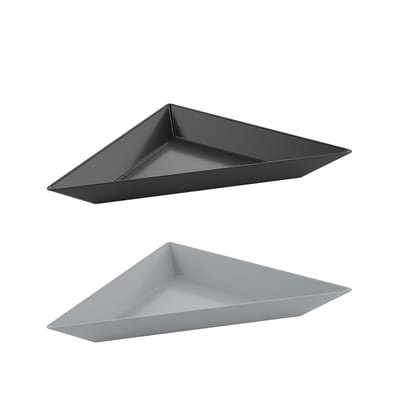 koziol - coupelle tangram en plastique couleur noir 14.42 x 3.2 cm designer jungmann made in design