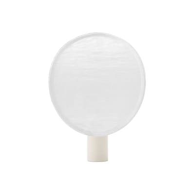 Lampe sans fil rechargeable Tense LED papier blanc / Ø 34 cm - Tyvek - NEW WORKS