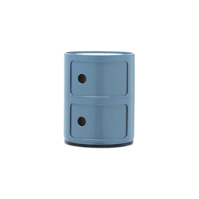 Kartell Blue - Storage Componibili - Abs - Designer Anna Castelli Ferrieri 32Cm