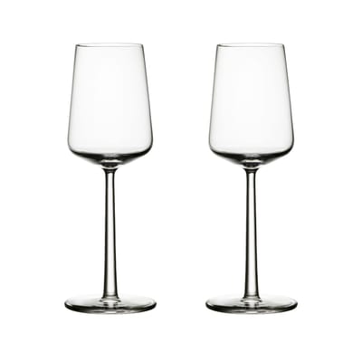 iittala - verre à vin blanc essence en couleur transparent 5.9 x 23 cm designer alfredo häberli made in design