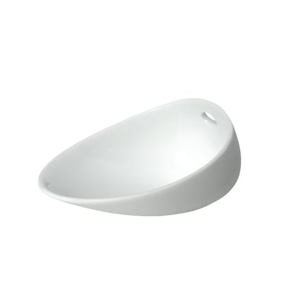 cookplay - bol jomon en céramique, porcelaine couleur blanc 26.21 x 5 cm designer ana roquero made in design