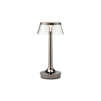 Flos Black - Wireless Rechargeable Lamp Bon Jour - Abs - Designer Philippe Starck Size 13.1