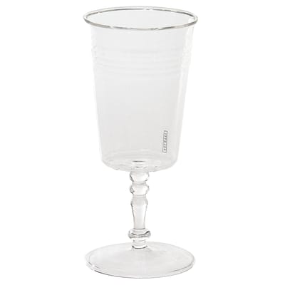 seletti - verre à vin estetico quotidiano en couleur transparent 27 x 37 16 cm designer alessandro zambelli made in design