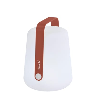 Lampe extérieur sans fil rechargeable Balad Small LED plastique rouge / H 25 cm - USB - Fermob