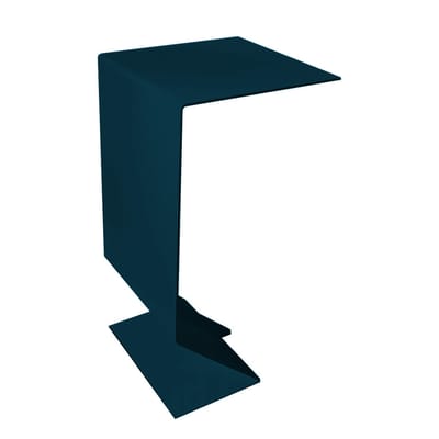 Table d'appoint Mark métal bleu / L 27 x H 51 cm - Moroso