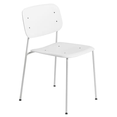 Chaise empilable Soft Edge 45 plastique blanc - Hay