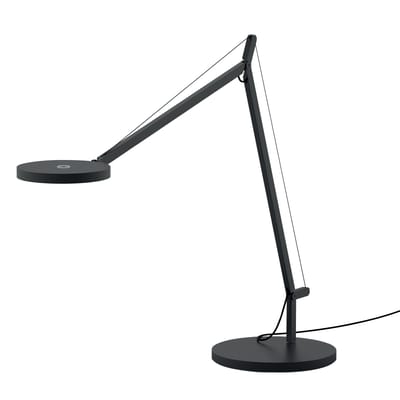 Lampe de table Demetra LED métal gris / Avec détecteur de présence - Artemide