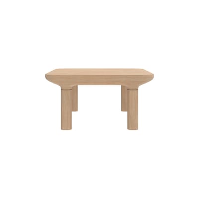 Table basse Camille bois naturel / 62 x 50 x H 29,5 cm - Hartô