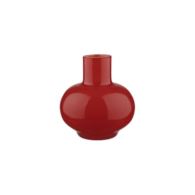 Vase Mini verre rouge / Ø 5,5 x H 6 cm - Marimekko