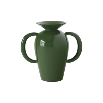 Vase Momento JH41 céramique vert / Jaime Hayon - L 31,8 x H 30 cm - &tradition
