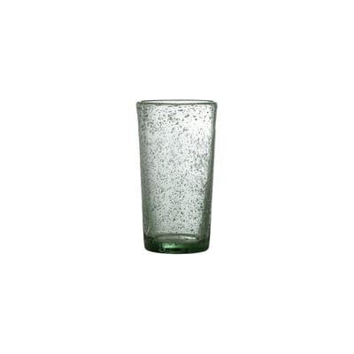 bloomingville - verre verres & carafes en verre, soufflé bouche couleur vert 8 x 14.5 cm made in design